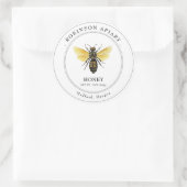 Antieke Bij Honing Pot label (Tas)