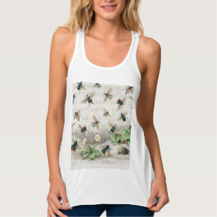 Antieke Bij Koningin Bij Entomologie Botanisch Tanktop