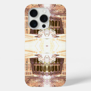 Antieke binnenplaats van het prinsdom Monaco-palei iPhone 15 Pro Case