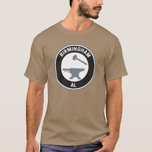 Antieke Birmingham Alabama T-shirt (Voorkant)