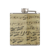 Antieke Bladmuziek Heupfles (Achterkant)