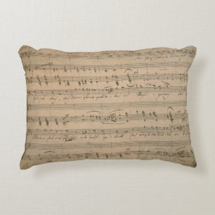 Antieke bladmuziek uit 1822, Lied van de oude man Accent Kussen