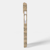 Antieke bladmuziek uit 1822, Lied van de oude man Case-Mate iPhone Case (Achterkant / Links)