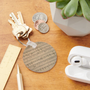 Antieke bladmuziek uit 1822, Lied van de oude man Sleutelhanger