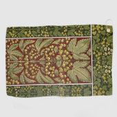 Antieke bladpatroon golfhanddoek (Horizontaal)