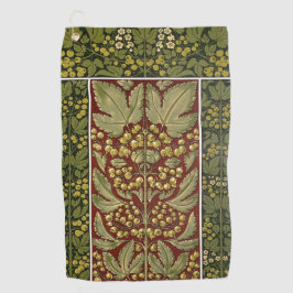 Antieke bladpatroon golfhanddoek