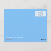 Antieke blauwe krab - dank je wel Postkaart (Achterkant)