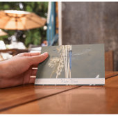 Antieke Blauwe Libel Aangepaste Botanische Notitie Briefkaart