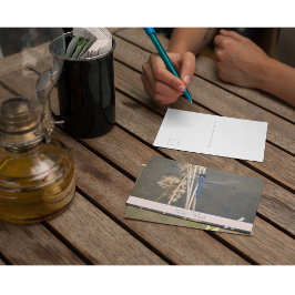 Antieke Blauwe Libelle Aangepaste Botanische Noot Briefkaart