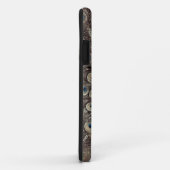 Antieke Blauwe Pauw Case-Mate iPhone Case (Achterkant/rechts)
