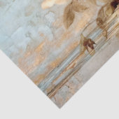 Antieke Blauwe Romantische Ontwerp Serie 17 Tissuepapier (Detail)