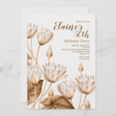 Antieke Bloemen Kaart (Voorkant / Achterkant)