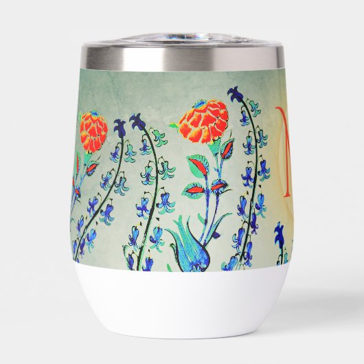 Antieke bloemen Ottomaanse dynastie schilderij (Voorkant)