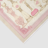 Antieke bloemengeur verstuivers AE7 Decoupage Tissuepapier (Detail)