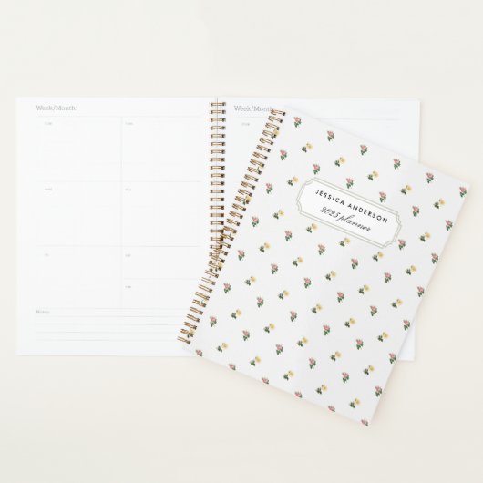 Antieke Bloemige Planner (Display)