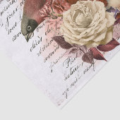 Antieke bloemmotieven tissuepapier (Detail)