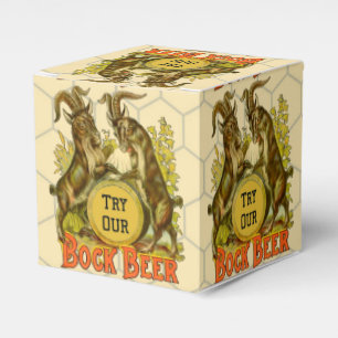 Antieke Bockbierposter: Oude Geit Saloon Bar Bedankdoosjes