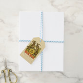 Antieke Bockbierposter: Oude Geit Saloon Bar Cadeaulabel (Met Touw)