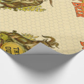Antieke Bockbierposter: Oude Geit Saloon Bar Cadeaupapier (Hoek)