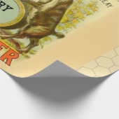 Antieke Bockbierposter: Oude Geit Saloon Bar Cadeaupapier (Hoek)
