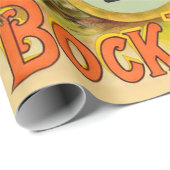 Antieke Bockbierposter: Oude Geit Saloon Bar Cadeaupapier (Rol Hoek)