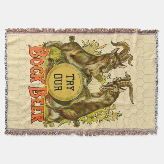 Antieke Bockbierposter: Oude Geit Saloon Bar Deken (Voorkant)