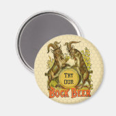 Antieke Bockbierposter: Oude Geit Saloon Bar Magneet (Voorkant / Achterkant)