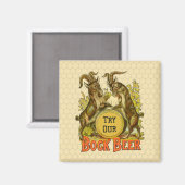 Antieke Bockbierposter: Oude Geit Saloon Bar Magneet (Voorkant / Achterkant)