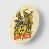Antieke Bockbierposter: Oude Geit Saloon Bar Ronde Klok (Hoek)