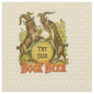 Antieke Bockbierposter: Oude Geit Saloon Bar Stof