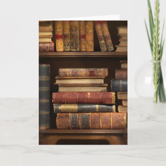 Antieke Boeken Kaart (Voorkant)