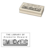 Antieke Boekenplank Eenvoudige Aangepaste Biblioth Rubberstempel (Gestempeld)