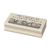 Antieke Boekenplank Eenvoudige Aangepaste Biblioth Rubberstempel (Stempel)