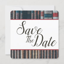 Antieke Boekenplank Save The Date
