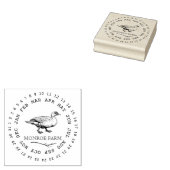 Antieke boerderij elegante Eendenei Karton Stempel (Gestempeld)