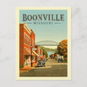Antieke Boonville Missouri Briefkaart (Voorkant)