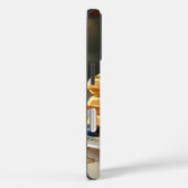 Antieke bord met wafels en aardbeien Case-Mate iPhone case (Achterkant / Rechts)