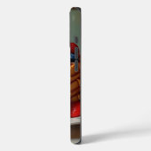 Antieke bord met wafels en aardbeien Case-Mate iPhone case (Achterkant / Links)
