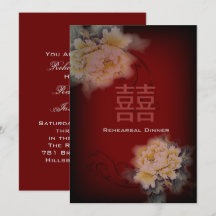 antieke bordeauxrode pioen bloemrijke Chinese brui