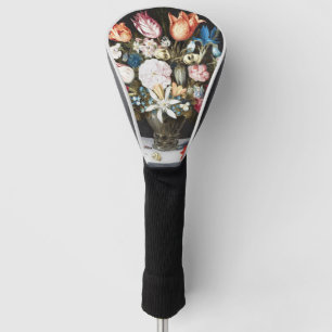 Antieke Bosschaert Hollandse Tulpen en Rozen Kunst Golfheadcover