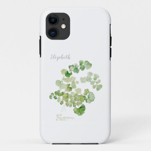 Antieke botanische aquarelschildering Case-Mate iPhone case (Achterkant)