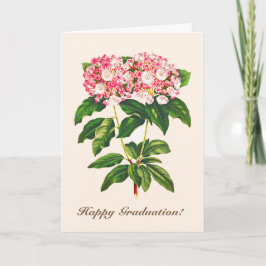 Antieke Botanische Berglaurier Bloem Kaart