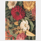 Antieke botanische illustratie fleece deken (Voorkant)