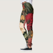 Antieke botanische illustratie leggings (Links)