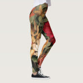 Antieke botanische illustratie leggings (Rechts)