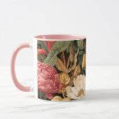 Antieke botanische illustratie mok (Links)