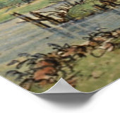 Antieke botanische kunstolijventeelt poster (Hoek)