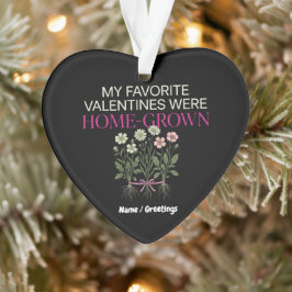 Antieke Botanische Thuisgekweekte Valentijns Weten Ornament