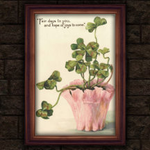 Antieke botanische wandposter uit 1905