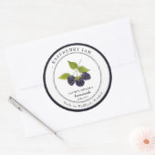 Antieke braambessenjam pot etikettering label (Envelop)